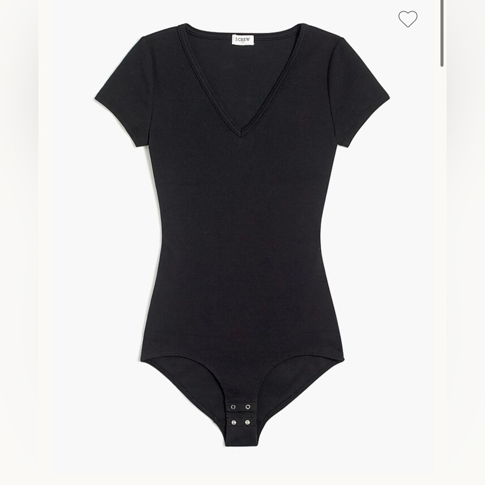 NWT JCrew Factory Short-sleeve V-neck bodysuit